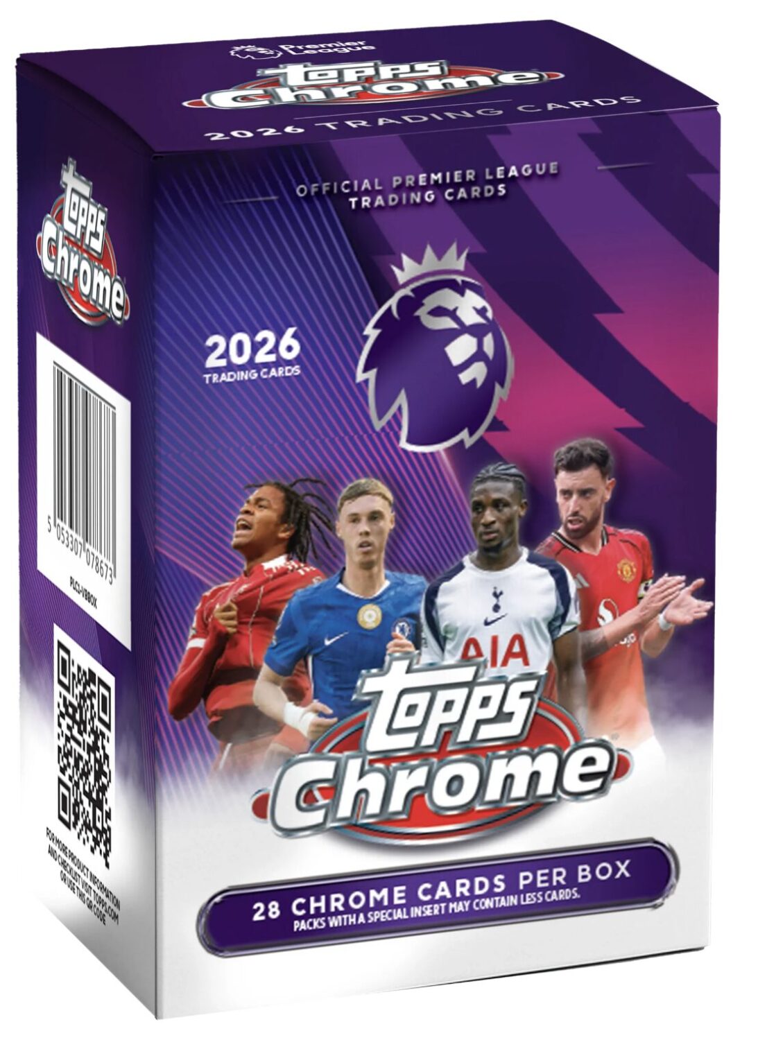2026 Topps Chrome Premier League EPL Soccer Blaster Box