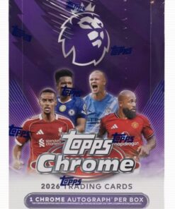 2026 Topps Chrome Premier League EPL Soccer Hobby Box