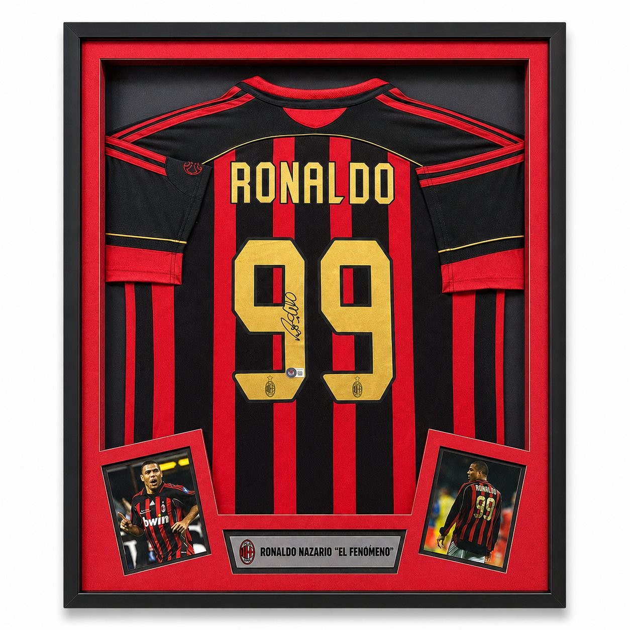 Playera Enmarcada Ronaldo - AC Milan