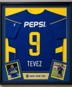 Playera Enmarcada Carlos Tevez - Boca Juniors