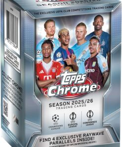 Alternative view of Topps Chrome UEFA 25/26 Blaster Box